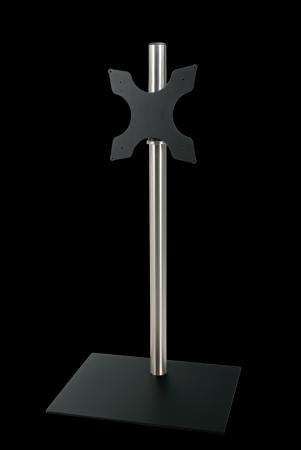 Cavus Vloerstandaard 100Cm60Mm Rvs Voet Rechthoek Zwart Vesa 300 cavus kopen in de aanbieding