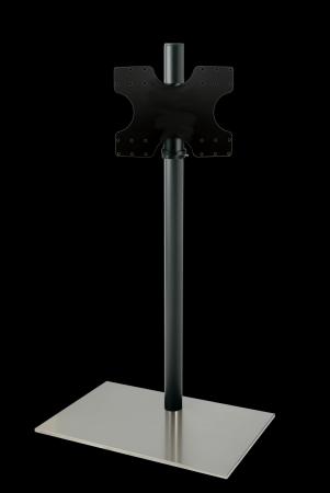 Cavus Vloerstandaard 100Cm60Mm Zwart Voet Rechthoek Rvs Vesa 4030 cavus kopen in de aanbieding