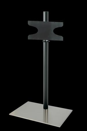 Cavus Vloerstandaard 100Cm60Mm Zwart Voet Rechthoek Rvs Vesa 4020 cavus kopen in de aanbieding