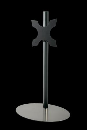 Cavus Vloerstandaard 100Cm60Mm Zwart Voet 70Cm Rvs Vesa 300 cavus kopen in de aanbieding