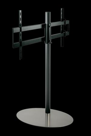 Cavus Vloerstandaard 100Cm60Mm Zwart Voet 70Cm Rvs Vesa 6040 Cavu cavus kopen in de aanbieding