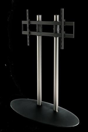 Cavus Vloerstandaard 120Cm60Mm Rvs Voet 98Cm Zwart Vesa 6040 Cavu cavus kopen in de aanbieding