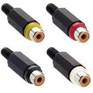 Lumberg Contra plug tulp plastic geel [per 5 stuks] Lumberg