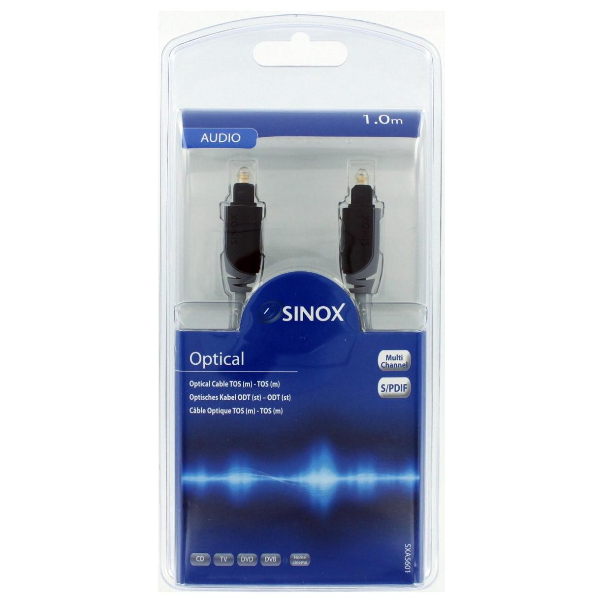 Sinox Plus Aansluitkabel Toslink 1 Mtr sinox plus kopen in de aanbieding