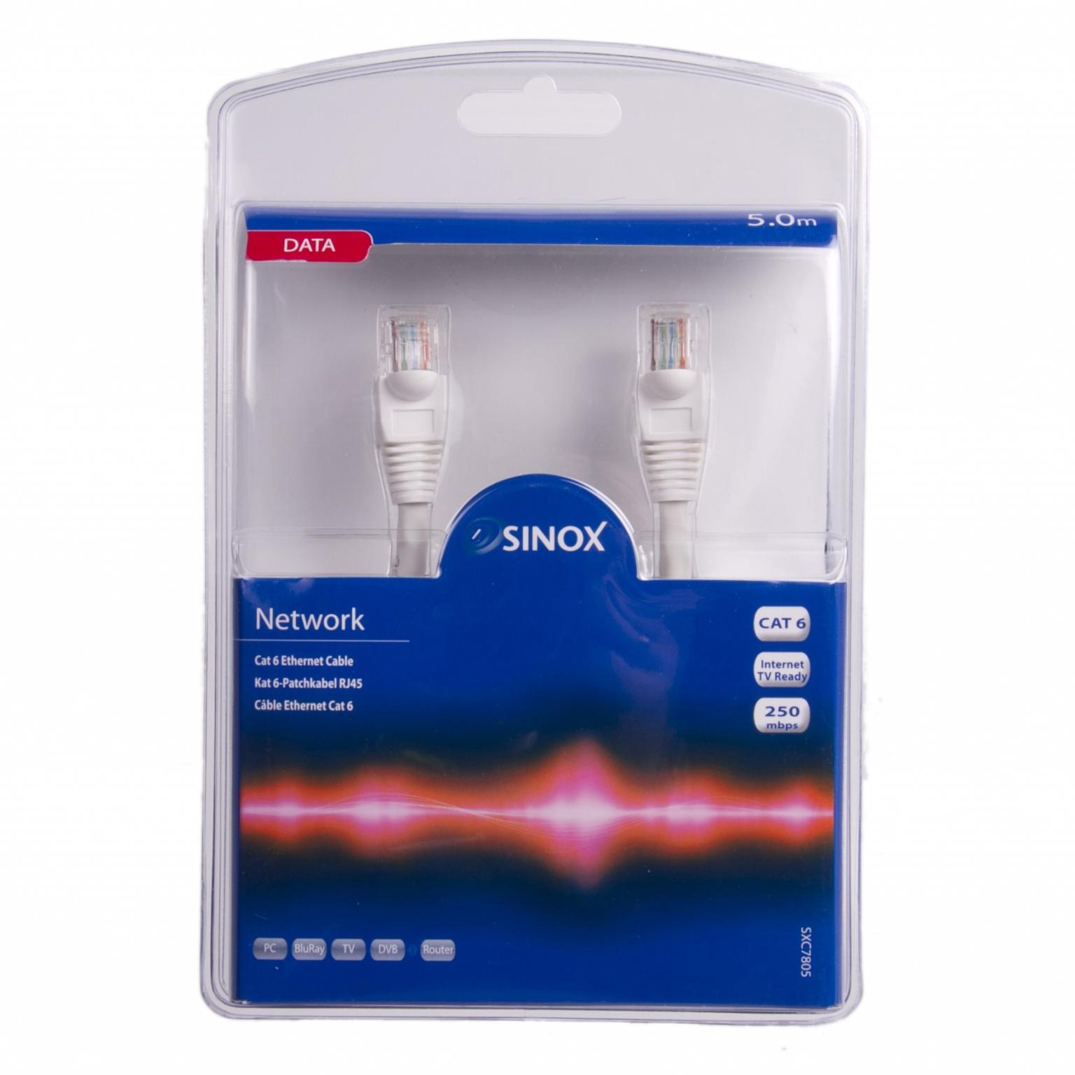 Sinox Plus Ftp Aansluitkabel Cat6 5 Mtr sinox plus kopen in de aanbieding