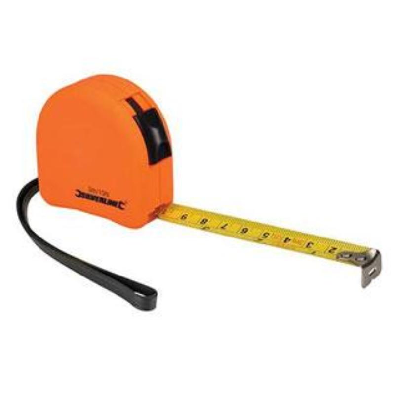 Rolmaat - Rolmaat, Merk: Silverline, Behuizing: Plastic, Breedte: 16 mm ...