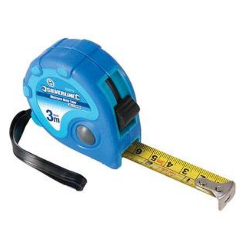 Rolmaat Silverline 3 Meter silverline kopen in de aanbieding