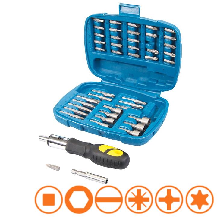 Ratelschroevendraaierset Silverline silverline kopen in de aanbieding Ratelschroevendraaierset Silverline silverline kopen in de aanbieding