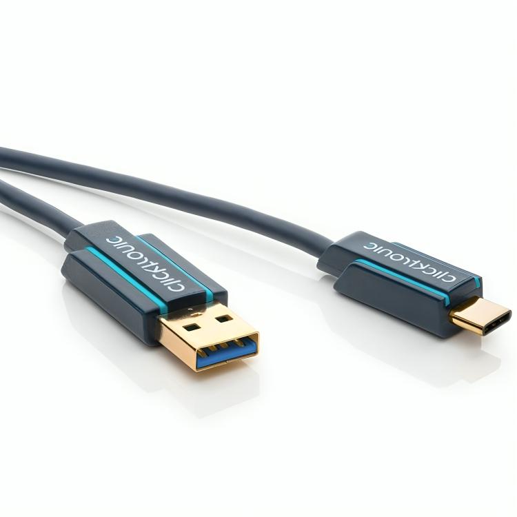 USB C naar USB A kabel - 3.2 Gen 1 - Clicktronic