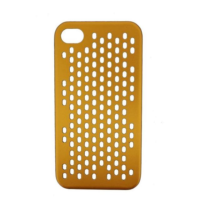 Xccess Metal Cover Pixel Apple Iphone 4 Gold xccess kopen in de aanbieding