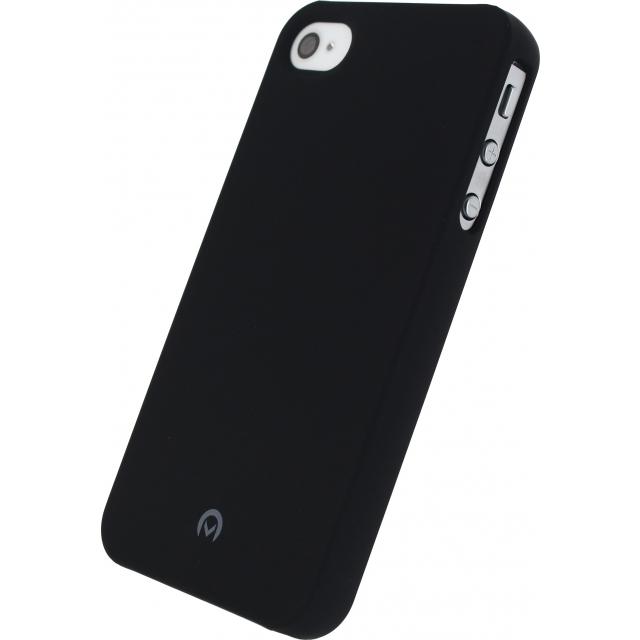Mobilize Cover Premium Coating Apple Iphone 44S Black mobilize kopen in de aanbieding