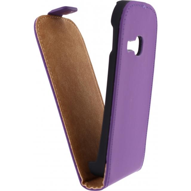 Mobilize Ultra Slim Flip Case Samsung Galaxy Young S6310 Purple Mobi mobilize kopen in de aanbieding