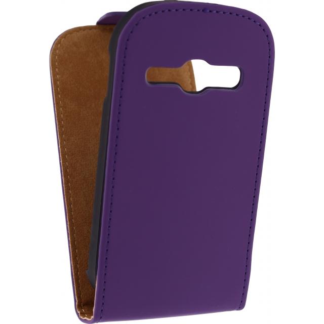 Mobilize Ultra Slim Flip Case Samsung Galaxy Fame S6810 Purple Mobil mobilize kopen in de aanbieding