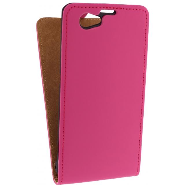 Mobilize Ultra Slim Flip Case Sony Xperia Z1 Compact Fuchsia Mobiliz mobilize kopen in de aanbieding
