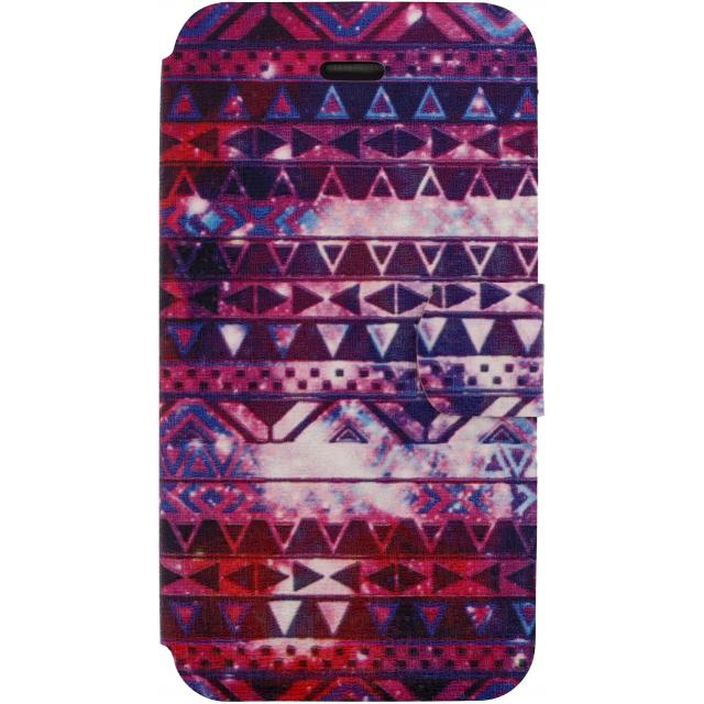 Afbeelding van Xccess Book Stand Case Apple iPhone 5/5S/SE Aztec Blue