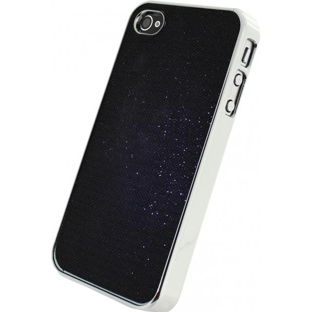 Xccess Glitter Cover Apple Iphone 44S Black xccess kopen in de aanbieding