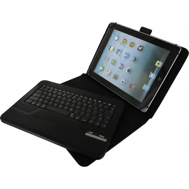 Onafhankelijk zondag Bont Tablet hoesje met toetsenbord - Universeel - 9 t/m 10 inch - Tablet -  Universele Beschermhoes met toetsenbord, Geschikt voor: Tablets van 9 t/m  10 inch, Materiaal: Imitatieleder, Merk: Xccess Bluetooth Keyboard