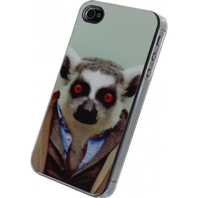 Apple iPhone 4/4S telefoonhoes - Funny Lemur - Xccess