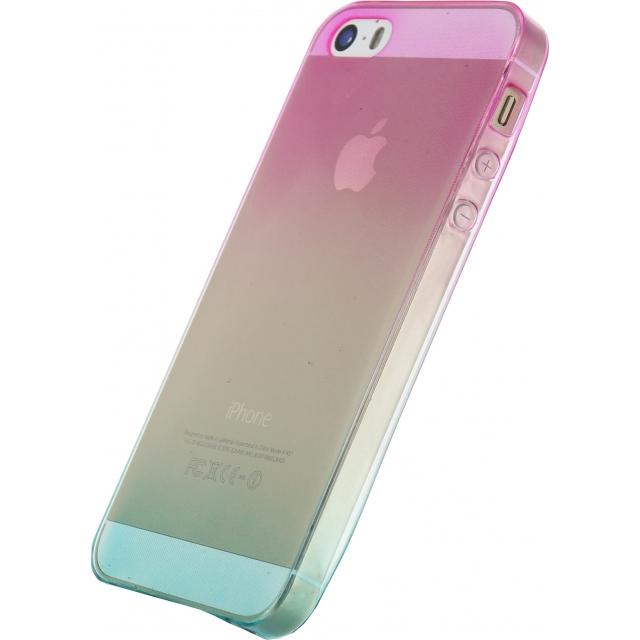 Xccess Thin Tpu Case Apple Iphone 55S Gradual Bluepink xccess kopen in de aanbieding