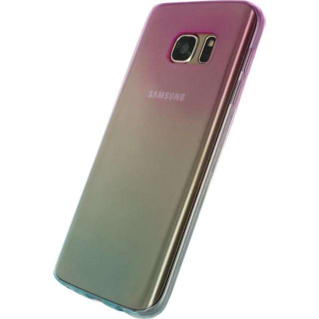 Xccess Thin Tpu Case Samsung Galaxy S7 Gradual Bluepink xccess kopen in de aanbieding