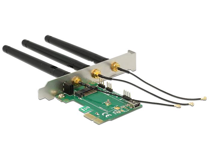 Delock Pci Express Karte 1 X Intern M2 Key A Slot Mit 3 Externen An delock kopen in de aanbieding Delock Pci Express Karte 1 X Intern M2 Key A Slot Mit 3 Externen An delock kopen in de aanbieding