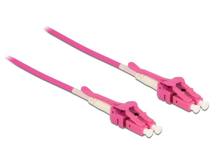 Delock Kabel Glasvezel LC > LC Multimode OM4 Uniboot 1 m - Delock