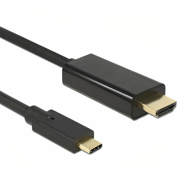krullen meten Kaliber USB C naar HDMI kabel - Aansluiting 1: USB C male Aansluiting 2: HDMI male  Max. resolutie: 4K@30Hz