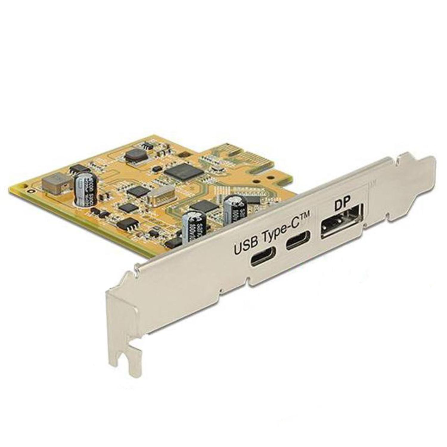 Delock PCI Express-kaart > 1 x externe USB Type-C™ 3.1-aansluiting + 1 - Delock