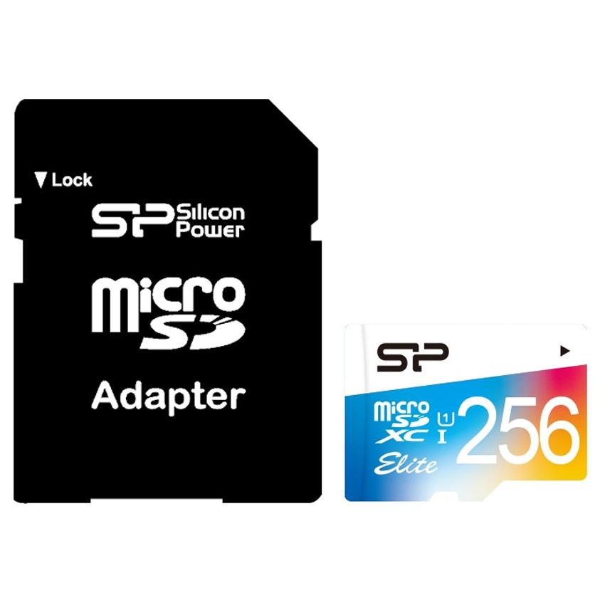Micro SDXC geheugenkaart - 256 GB - Silicon Power
