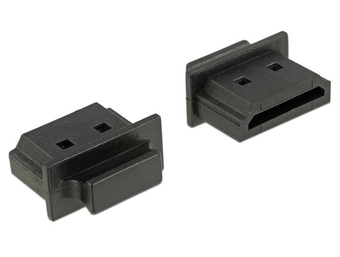 Delock Stofkap voor HDMI-A Stekker met handvat 10 stuks zwart