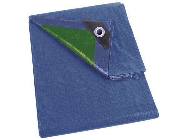 DEKZEIL - BLAUW/GROEN - STANDAARD - 4 x 5 m