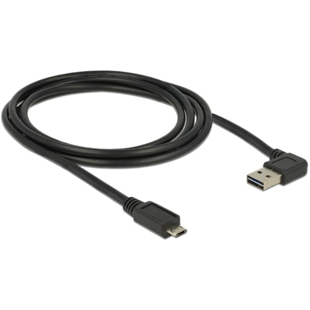 Delock Kabel EASY-USB 2.0 Type-A Stekker schuin links/rechts > EASY-USB - Delock
