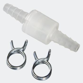 Terugslagklep Met 2 Slangklemmen Quality4All quality4all kopen in de aanbieding