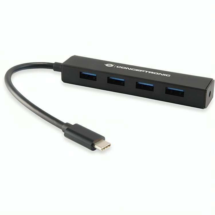 USB C hub - 4 poorten - Conceptronic