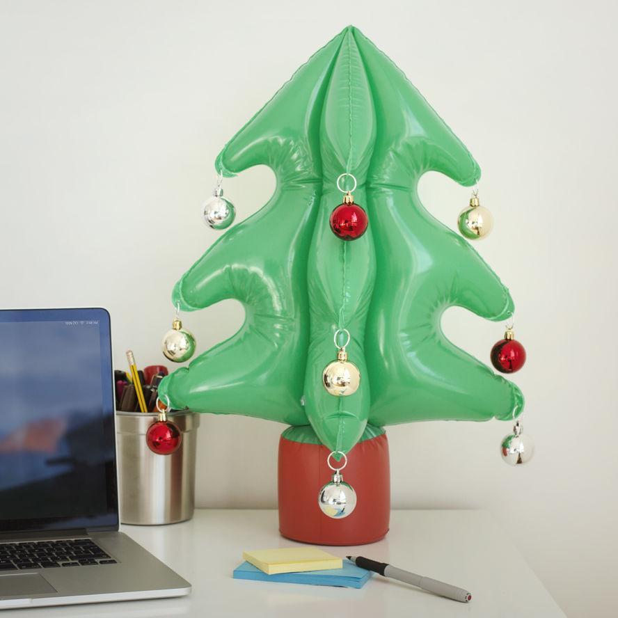 Kerst Gadget Opblaasbare Kerstboom Thumbs up!