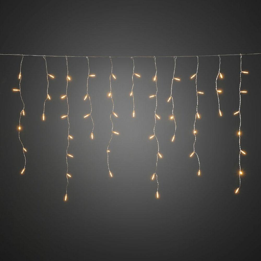 Kerstverlichting - Lichtgordijn, Lamptype: Led (200 lampjes) Lichtkleur: wit Toepassing: Binnen en buiten Voeding: lengte: 5.07 meter