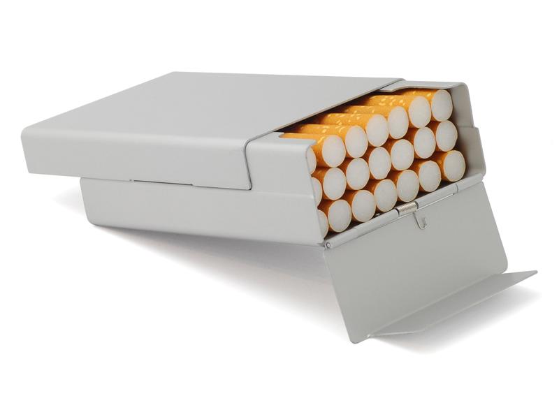 Case For Cigarettes Aluminium Silver Kein Hersteller kein hersteller kopen in de aanbieding