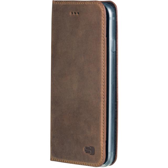 Senza Raw Leather Booklet Apple Iphone 7 Plus8 Plus Chestnut Brown senza kopen in de aanbieding