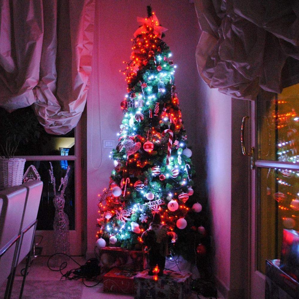 Twinkly 105 led kerstverlichting buiten en binnen - kerstboomverlichting - 105 lampjes - 10.5 meter - App - RGB