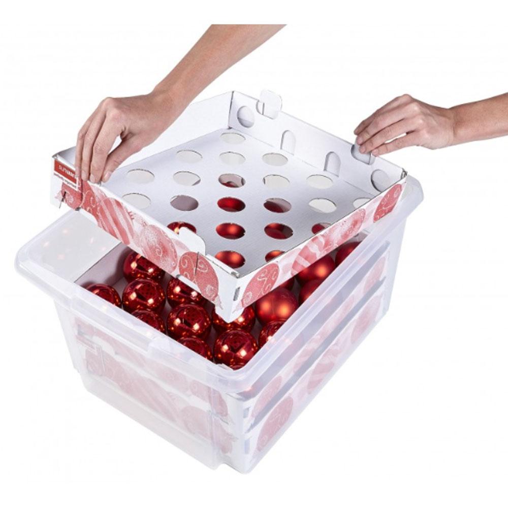 Kerstballen opbergbox - Q-LINE