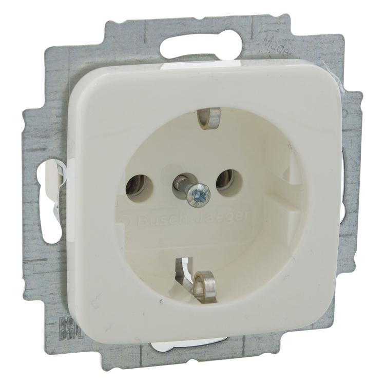 Inbouw stopcontact 1-voudig Busch-jaeger