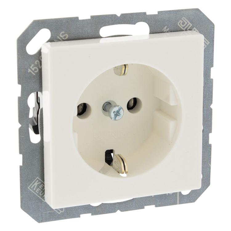 Inbouw stopcontact 1-voudig Jung