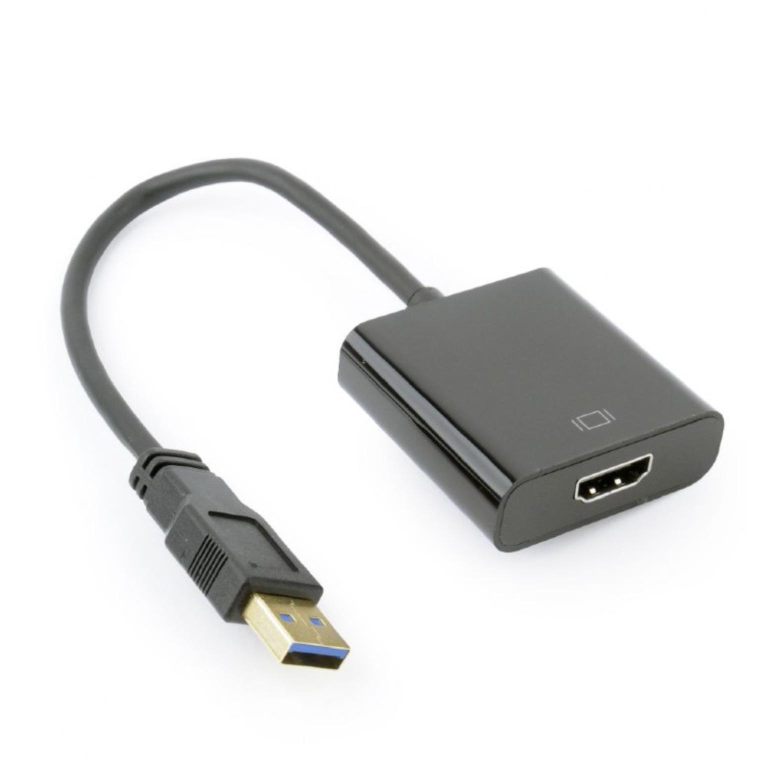 meesterwerk Doorzichtig weer USB 3.0 naar HDMI adapter - USB 3.0 naar HDMI adapter, Een extra monitor  aansluiten op uw systeem, Geschikt t/m: Windows 10, Max. resolutie: Full  HD@60Hz, Ingang: USB A 3.0 male (ook