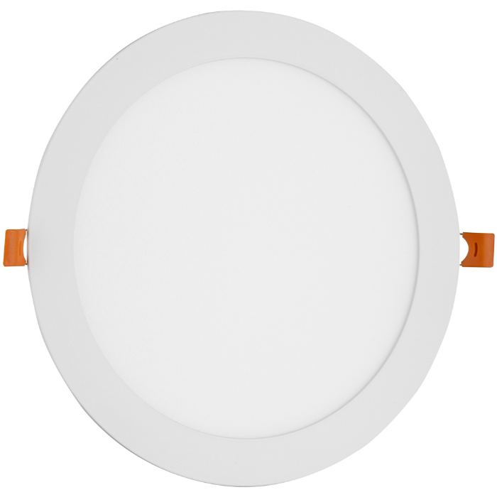 Avide Led Ceiling Lamp Recessed Panel Round 18W Alu Smd2835 4000K Av avide kopen in de aanbieding