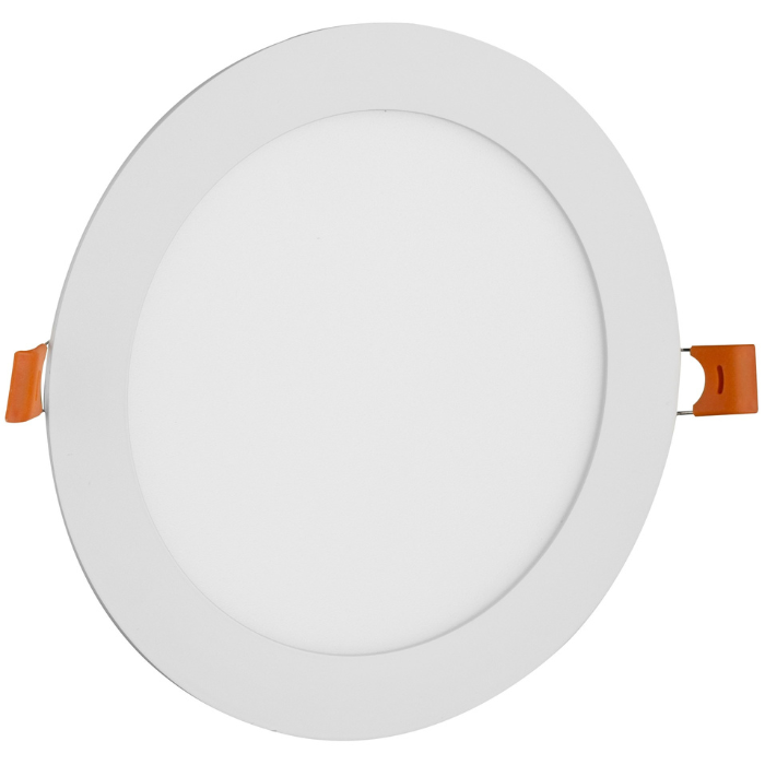 Avide Led Ceiling Lamp Recessed Panel Round 12W Alu Smd2835 4000K Av avide kopen in de aanbieding
