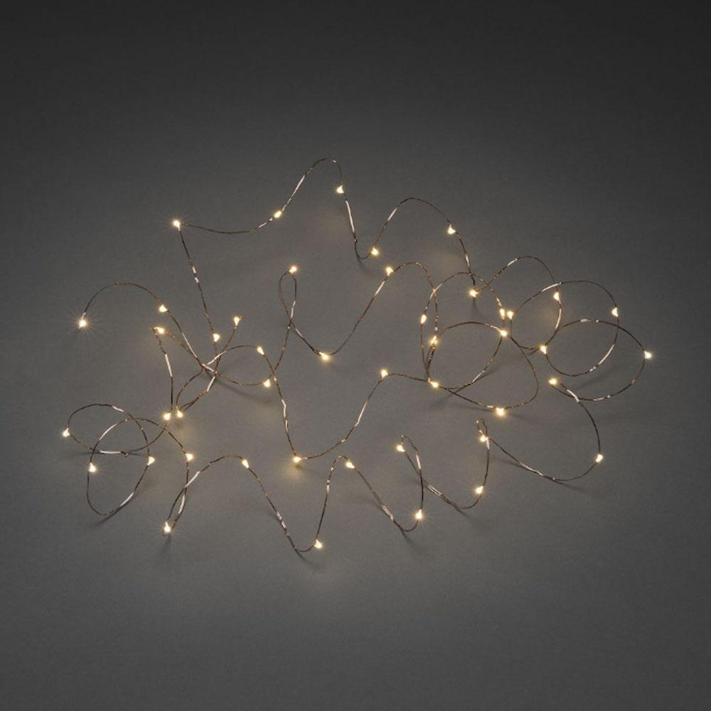 Draadverlichting - led kerstverlichting binnen - 100 lampjes - 9.9 meter - extra warm wit