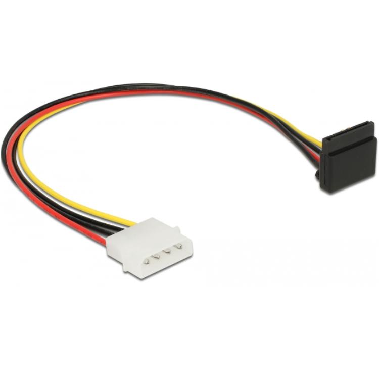 Delock SATA voedingskabel 15-pin stekker > 2 x SATA 15-pin connector 25 cm