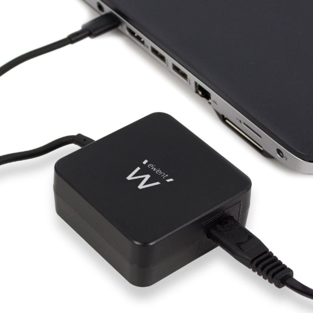 Midden B olie Zeeanemoon USB C laptoplader - USB C laptoplader, Merk: Eminent - EM3980E, Ingang:  Euro stekker Male, Uitgang: USB-C Male, Vermogen: 65 Watt.