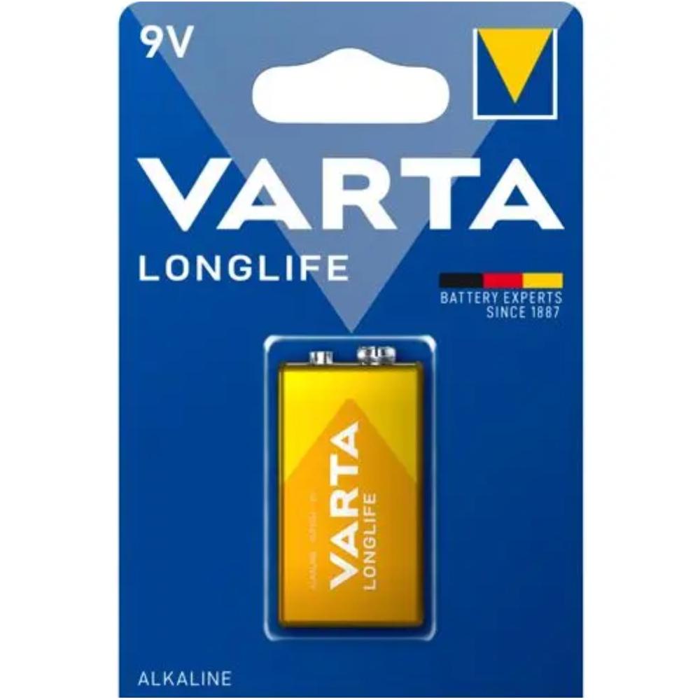 10x1 Varta Longlife Extra 9V Block 6 LR 61 VPE binnenkarton - Varta