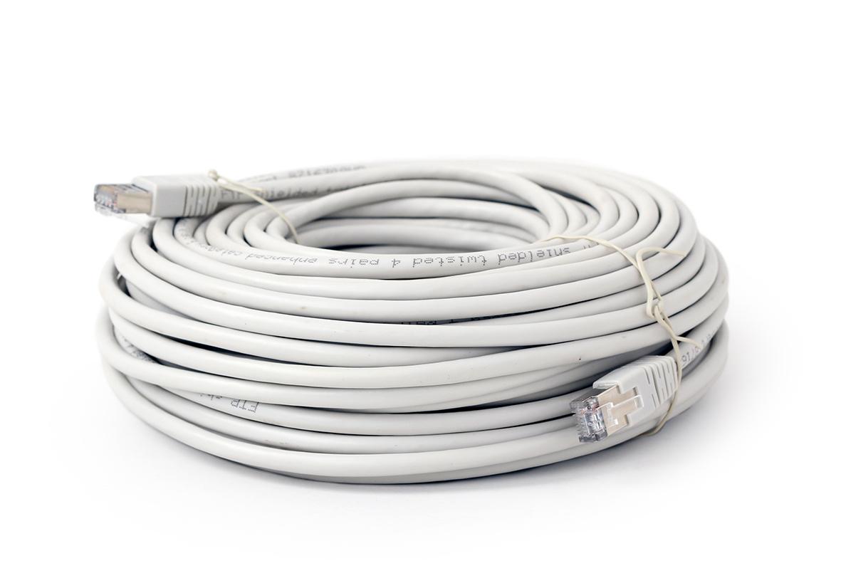 FTP Cat6 patchkabel, 20 m, grijs - CableXpert